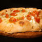 Garlic pizza bread with cherry tomatoes
