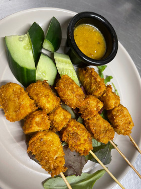 Vegan Chicken Satay Skewer