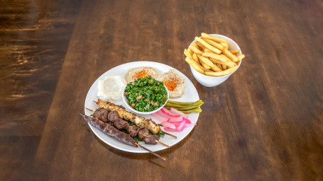 Lahme And Fattoush Plate