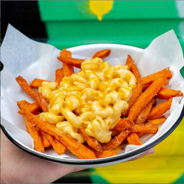 Mac and Cheese Sweet Potato Chips