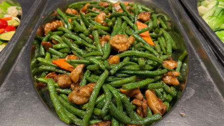 Chicken W/Green Bean (L) Dòu Zǐ Jī