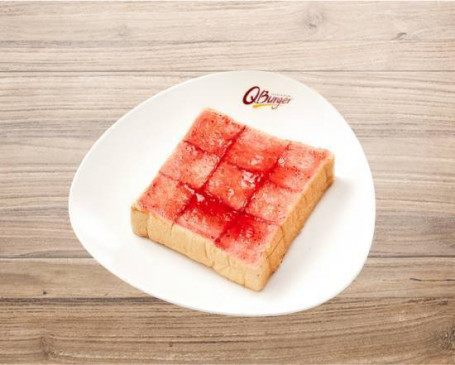 Côto Méir Hòu Piàn Thick Toast With Strawberry Jam