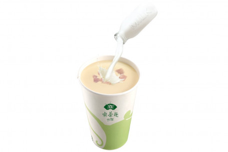 Taro Green Tea With Fresh Milk (Hot)