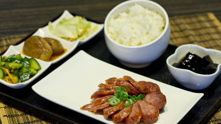 Taiwanese Sausage With Rice Tái Shì Xiāng Cháng Fàn