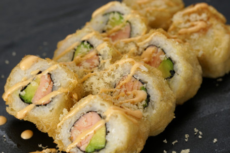 Smoked Salmon Tempura Roll