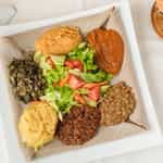 Vegetarian Combination Platter የጾም በያይነቱ