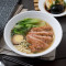 Hóng Zāo Zhà Pái Miàn Deep-Fried Pork Ribs Noodle With Red Yeast Rice