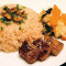 Garlic Rice With Tofu Teriyaki