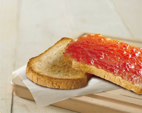 Cǎo Méir Tāng Zhǒng Tǔ Sī Pain Moelleux Avec Confiture De Fraise