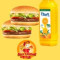 2 Burg Salada Suco Prats De Laranja 330 Ml