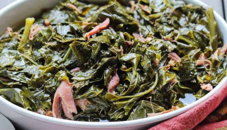 Collards With Smoked Turkey Side