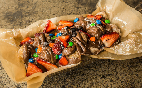 Nutella Doughnuts Strawberries