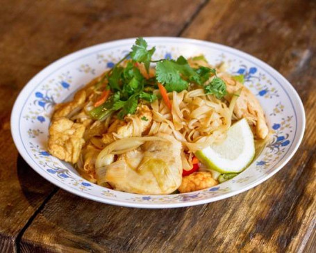 Chicken Pad Thai Tài Shì Jī Ròu Chǎo Hé Fěn