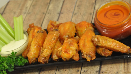 Oven Baked Chicken Wings (10)
