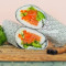 Sushi burrito saumon bio