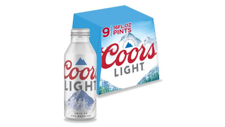 Bouteille En Aluminium Coors Light 9Ct 16Oz