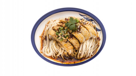 Szechuan Style Poached Chilled Chicken With Noodle