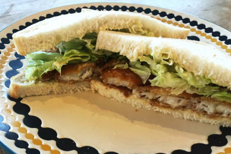 Fish Fingers and Tartare Sauce Sandwich