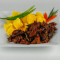 Black Pork Curry With Manyokka