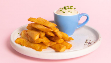 Fried Potato With Wasabi Mayo