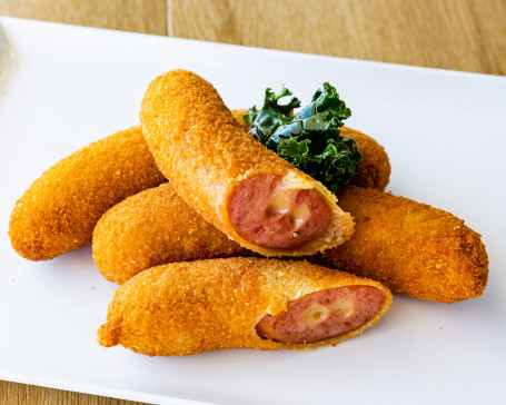 Crumbed, Beef And Cheese Sausage