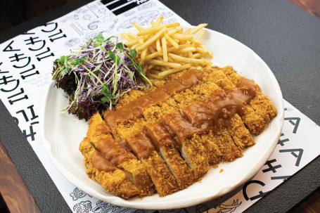 Pork Katsu And Fries Platter