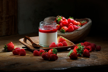 Panna Cotta Vanille Et Fruits Rouges