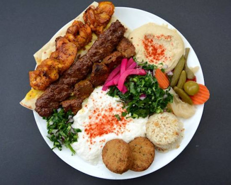 Mixed Three Skewers Plate