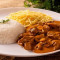 Combo Strogonoff carne de boi 250gr arroz batata palha