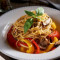 Cǎi Jiāo Xùn Gū Yì Dà Lì Miàn Bell Pepper And Mushroom Pasta