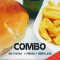 Cod.202 Combo Xis Promoção (Xis Frango Fritas refri lata guarana)