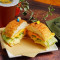 shǔ ní qǐ sī dàn kǎo bō luó bǎo Mashed Potato Pineapple Burger with Cheese and Egg