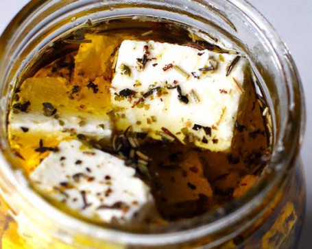 Feta Cubes In Olive Oil