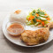 Poulet croustillant sauce tamarin aigre douce avec riz nature