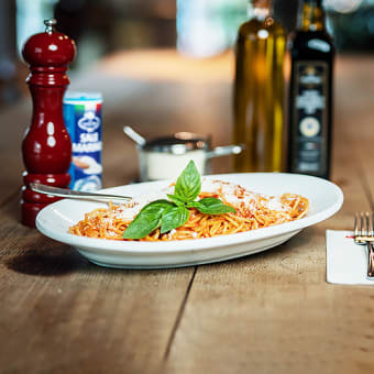 Spaghetti À La Sauce Tomate (Végétarien)