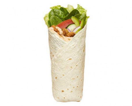 Wrap Aux Bouchées De Poulet À La Mode Du Sud