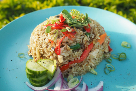 Kiew Wann Fried Rice (Green Curry Fried Rice) (Gf)