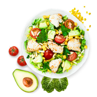 Salade D'avocat Et De Poulet