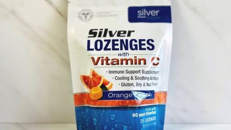 Silver Lozenges With Vitamin C