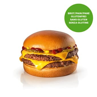 Double Cheeseburger Avec Petit Pain Sans Gluten