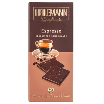 Barre D'espresso Au Chocolat Noir Ultra-Mince Heilemann