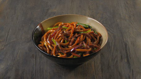 Stir Fried Noodles With Shredded Pork And Vegetables