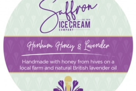 Saffron Handmade Ice Cream Henham Honey Lavender