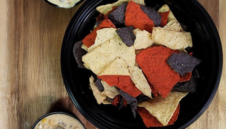 Fresh Made Tortilla Chips Dips