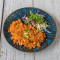 Gebratener Kimchi-Reis Mit Salat Und Schweinefleisch