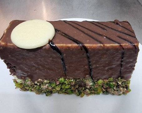 Pistachio And Hazelnut Chocolate Slice