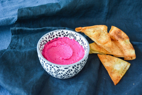 Pink Houmous Agrave; La Betterave Pain. Cr Eacute;Ation Originale