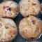 Half Dozen Strawberry Muffins