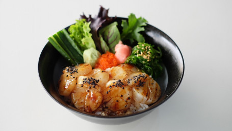 Grilled Scallop On Rice
