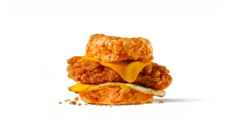 Chicken Cheddar Biscuit Breakfast Sandwich